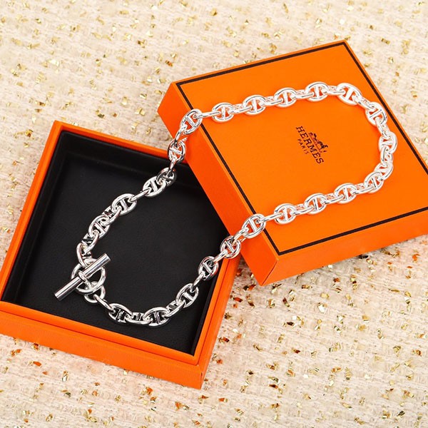 Hermes Hard to Find Chaine d'Ancre Replica GM Necklace ert50435