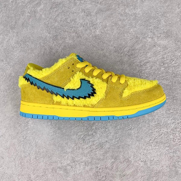 Attention ★ Grateful Dead Replica x Nike SB Dunk Low Yellow Bear Yellow/Blue CJ5378-700