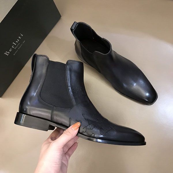 Hard to find Berluti loafers fake Cursive Gale Scritto loafers beg73227