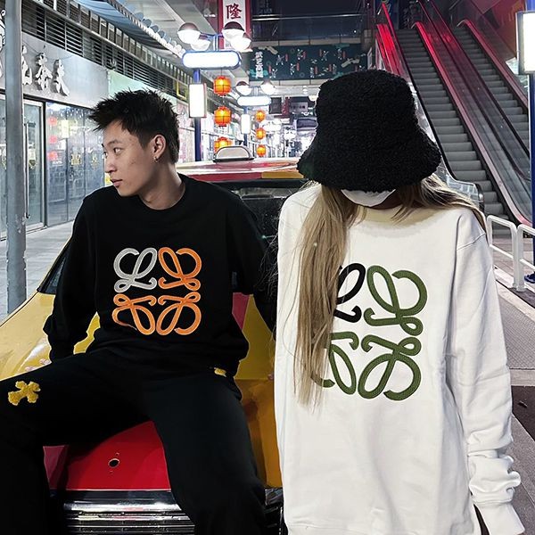 ☆Super popular☆Loewe replica Anagram embroidery sweatshirt 2 colors loo77808 ☆Super popular☆Loewe replica Anagram embroidery sweatshirt 2 colors loo77808