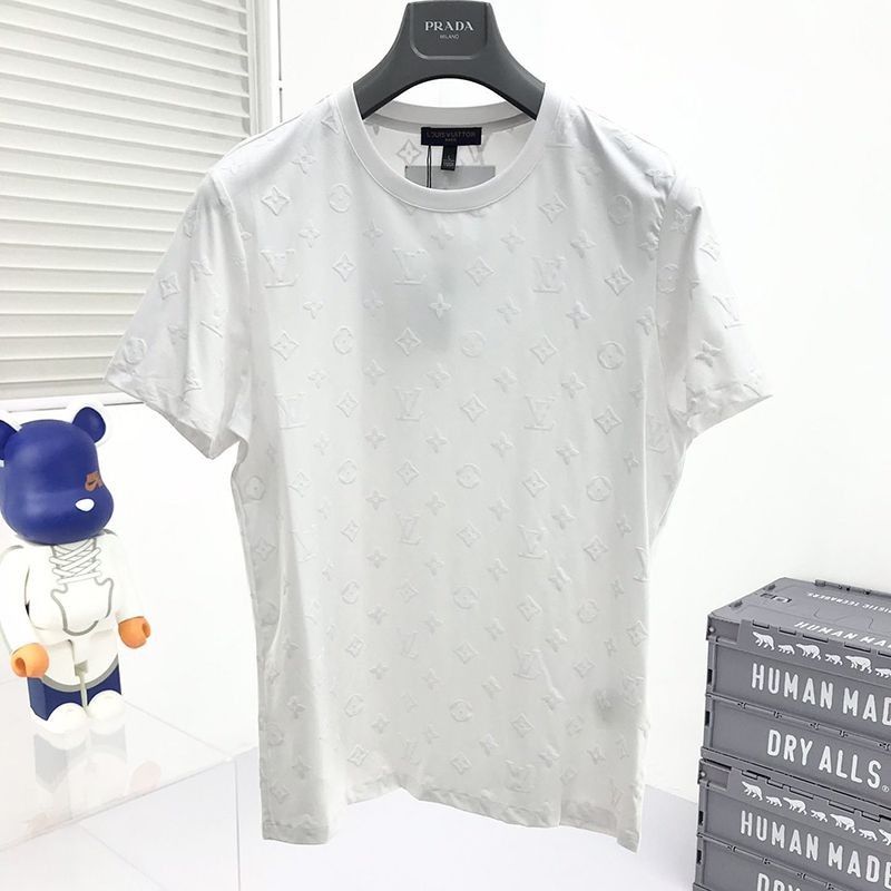 Very popular? Louis Vuitton contrast back T-shirt game fake vua69633