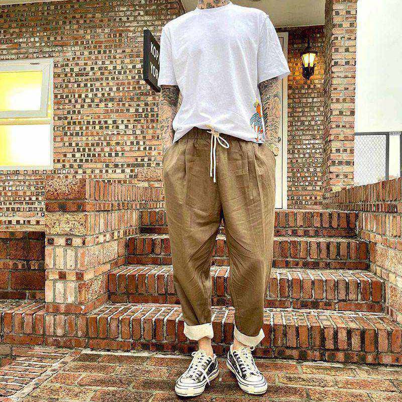 22SS Loewe Wide Pants Replica Flare Desert Cotton & Linen loa96450 22SS Loewe Wide Pants Replica Flare Desert Cotton & Linen loa96450