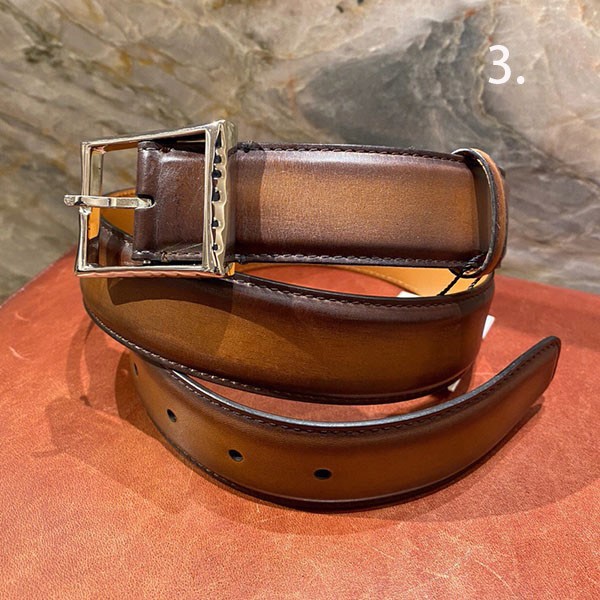 Extremely eye-catching! Berluti Replica Versatile Leather Belt 35MM bet13166