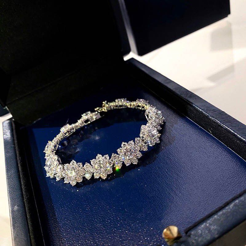 Very popular Harry Winston replica platinum chain bracelet inp70292