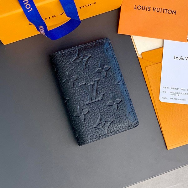Love at first sight? Fake Louis Vuitton Organizer de Poche Leather Black M6904