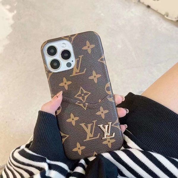 Extremely rare! Louis Vuitton Bumper 14 PRO MAX iPhone case replica vul06838