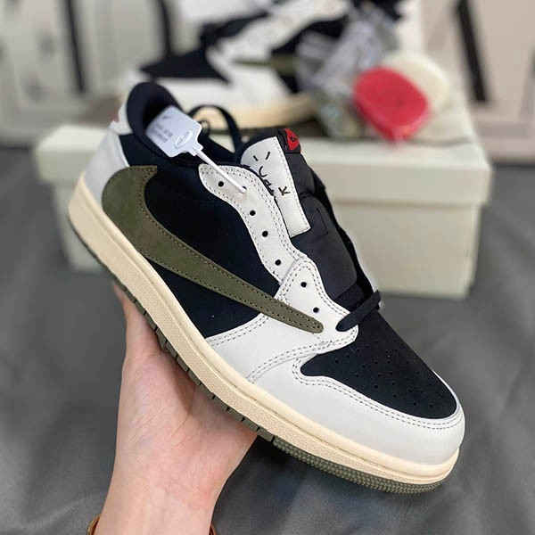 Travis Olive Replica Nike Air Jordan 1 DZ4137-106