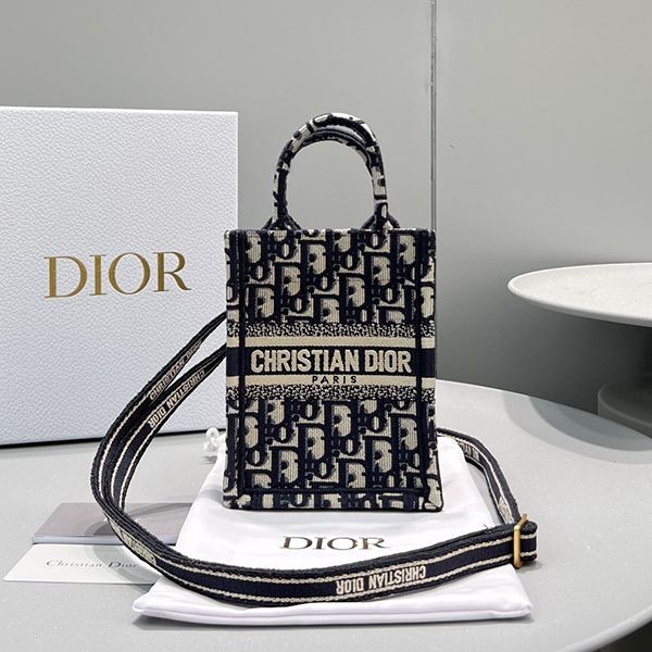 Love at first sight? Dior BOOK TOTE replica mini phone bag S5555CRIW_M928