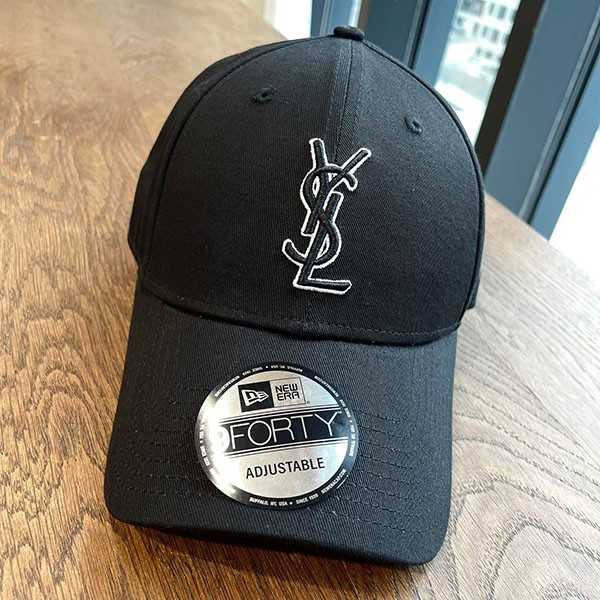 [Hot item!] Yves Saint Laurent x New Era replica Monogram cap YSL cap 687687YCL361000