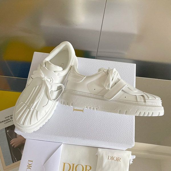 No. 1 in cumulative sales! Dior ID sneakers replica calfskin white dee00250