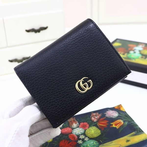 Cute Gucci GG Marmont Card Holder Wallet Replica 456126
