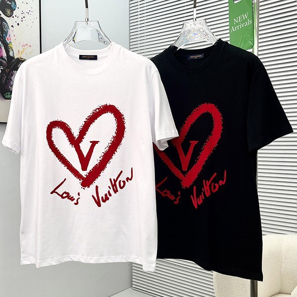 ☆Super popular☆Louis Vuitton T-shirt replica cotton 2 colors vum10034