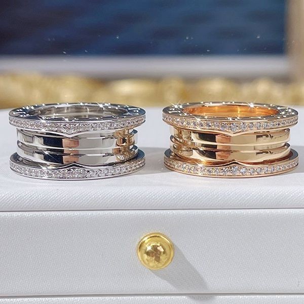 New Bulgari Replica 18K Yellow Gold B.Zero One 4 Band Ring Buw54382