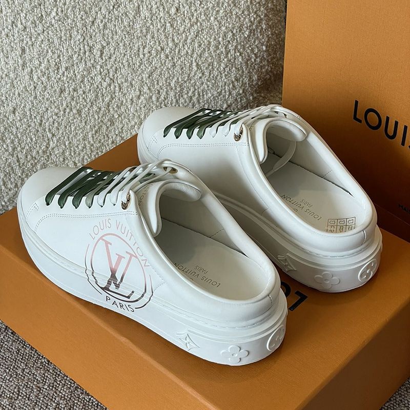 Super Hot! ☆Louis Vuitton☆Slip-on Timeout Sneakers Fake Sandals 1AA1CL