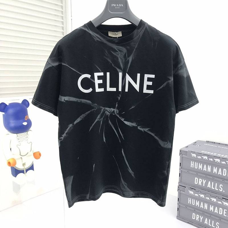 Free shipping Celine loose T-shirt replica / cotton Cei45553