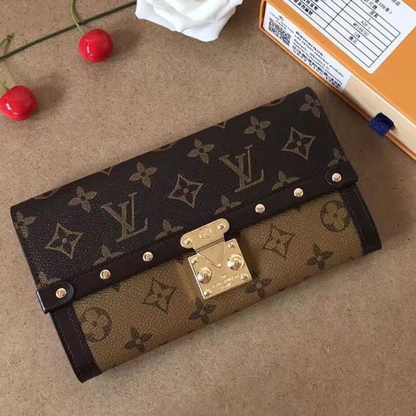 Competition for Louis Vuitton Monogram Long Wallet Replica vuj52517