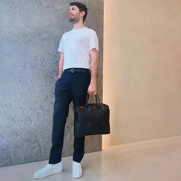 Bottega Veneta Intrecciato Leather Briefcase The Arco 620633VB1K01229