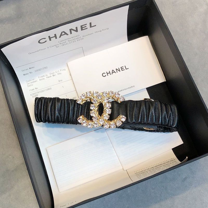 No. 1 in cumulative sales! Replica Chanel lambskin belt 30mm shm44502
