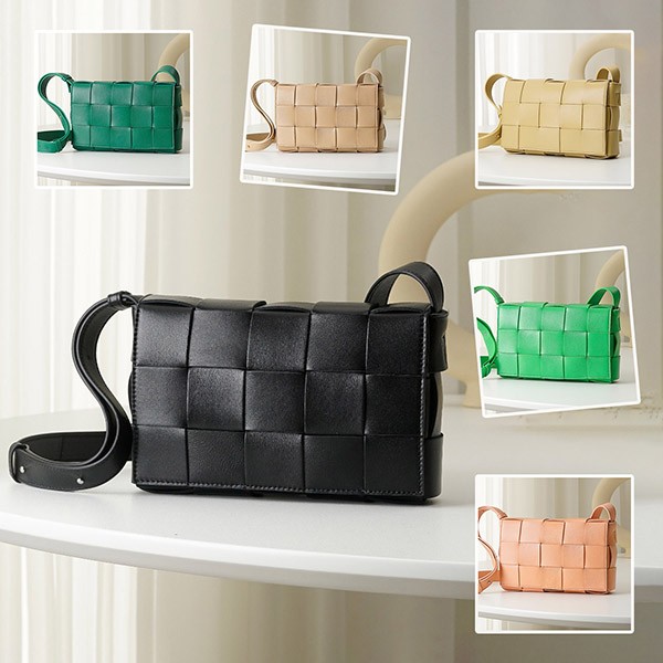 Bottega Veneta Replica Cassette Intrecciato Shoulder Bag 6 Colors 578004VMAY11229