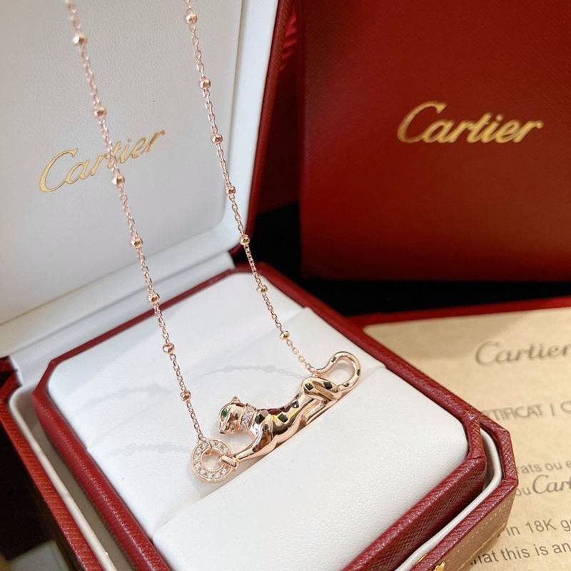 Cumulative sales total No. 1! Panthere de Cartier necklace copy kah70844