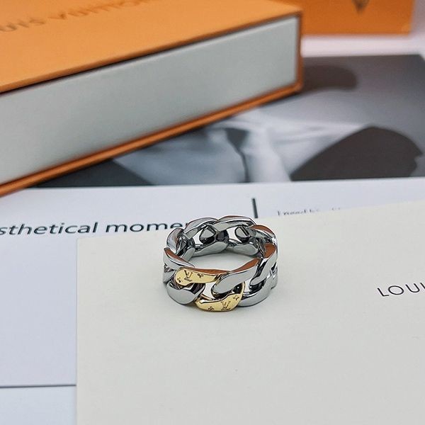 Louis Vuitton Chain Ring Replica Louis Vuitton Men's Ring M69466