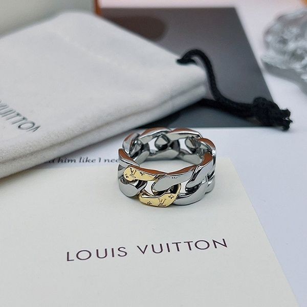 Louis Vuitton Chain Ring Replica Louis Vuitton Men's Ring M69466