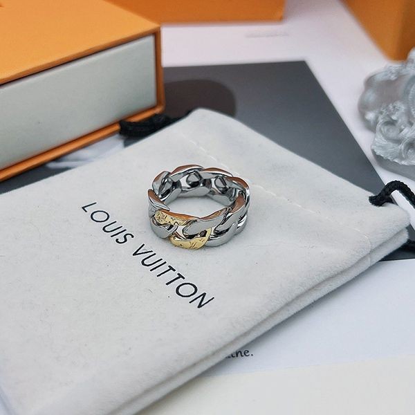 Louis Vuitton Chain Ring Replica Louis Vuitton Men's Ring M69466