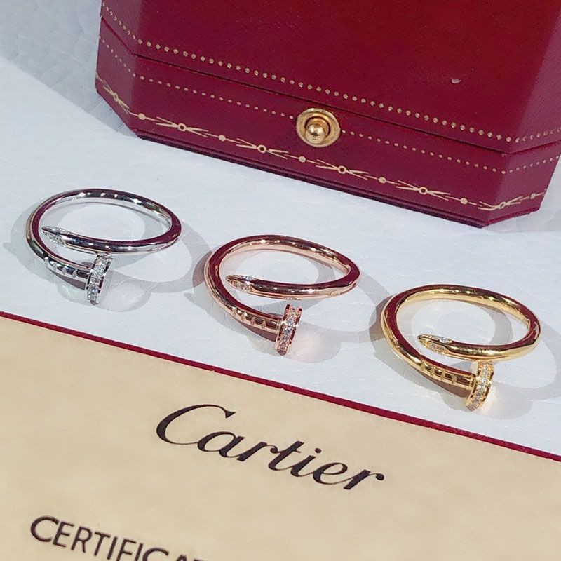 Love at first sight? Replica Cartier Juste un Clou Ring in 3 colors kar98430 Love at first sight? Replica Cartier Juste un Clou Ring in 3 colors kar98430