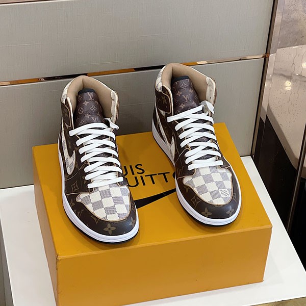 Louis Vuitton x Nike Air Force 1 Replica Mid by Virgil Abloh