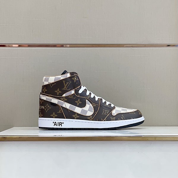 Louis Vuitton x Nike Air Force 1 Replica Mid by Virgil Abloh