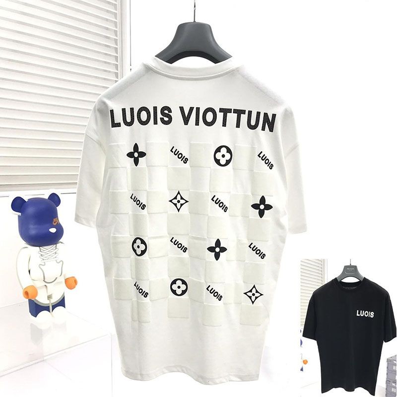 Cute Louis Vuitton Escal Printed T-shirt Replica 2 colors vuj16831