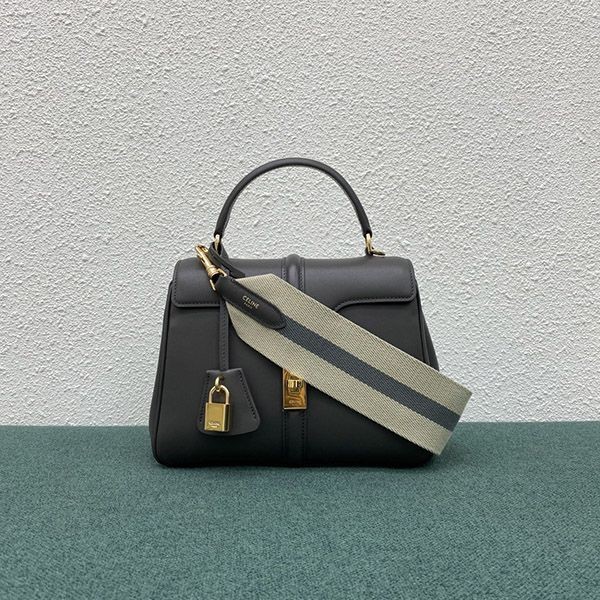 No. 1 in cumulative total sales! Celine replica 16 (Celine) medium shoulder bag black ① [3 sizes] Cep96144