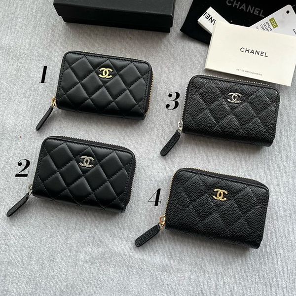 [Great Deal] Chanel Coin Case, Replica Card Case, Caviar Wallet, 4 Colors sha12857
