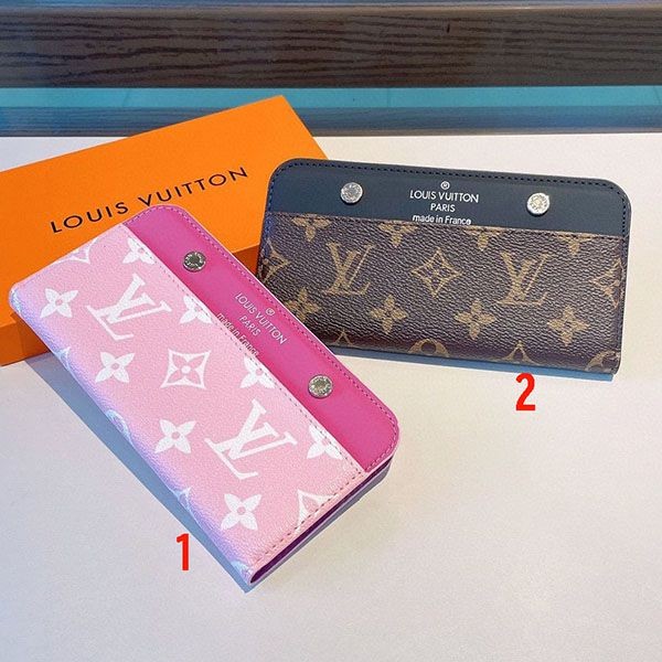 High quality Louis Vuitton IPHONE MAX Folio wallet type iPhone case copy vuw17113