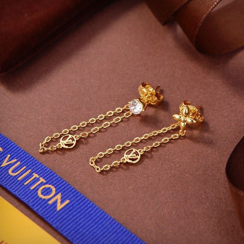 Lowest price challenge [Louis Vuitton earrings copy] Boucle d'oreille Nanogram LV vuk10200