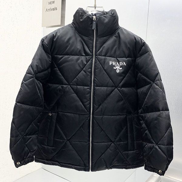 Prada hooded short down jacket replica puz30190 Prada hooded short down jacket replica puz30190