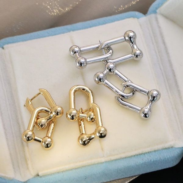 Cute Tiffany Replica Hardwear Link Earrings * Sterling Tig83114 Cute Tiffany Replica Hardwear Link Earrings * Sterling Tig83114