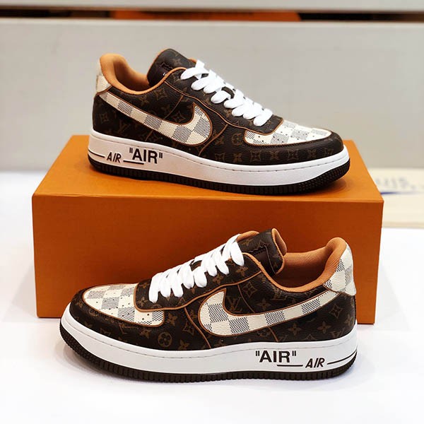 New limited edition Louis Vuitton x Nike Air Force 1 by Virgil Abloh collaboration sneakers nat86982