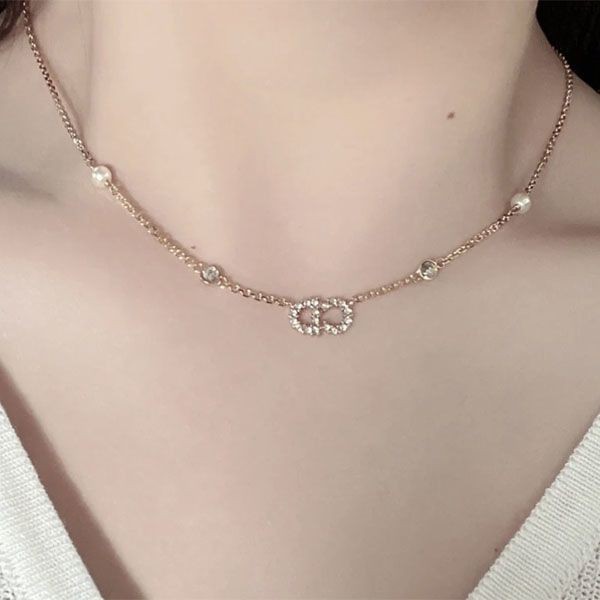 ★Popular in Japan! Dior CLAIR D LUNE Necklace Replica N1033CDLCYD301