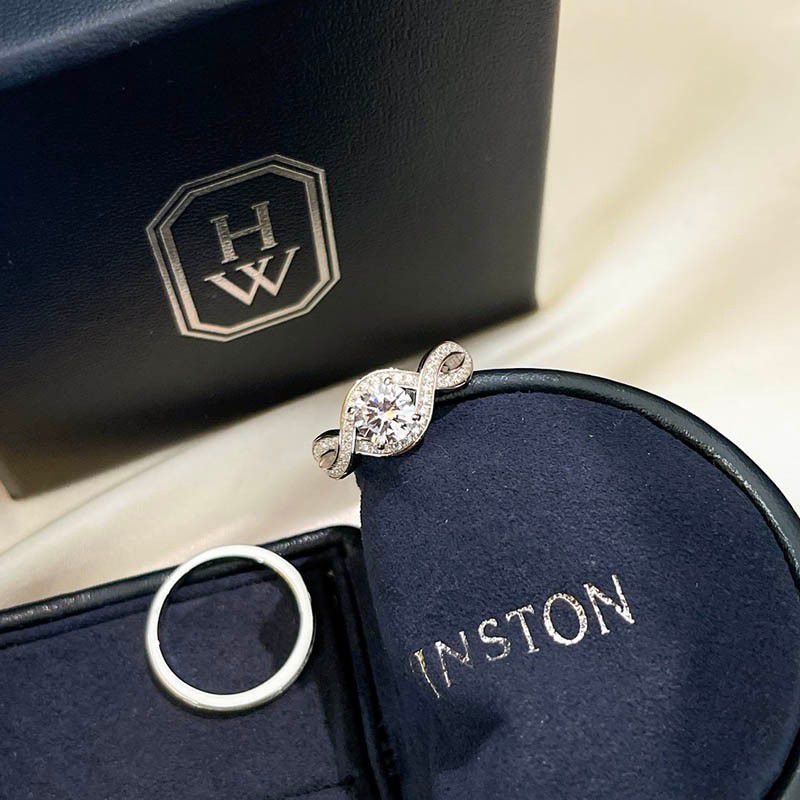 Cumulative sales total No. 1! Harry Winston/Diamond Engagement Ring Copy inl54818