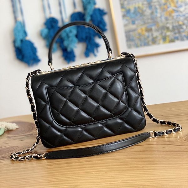 Very popular all over the world ★ Chanel top handle flap shoulder bag replica sha34067