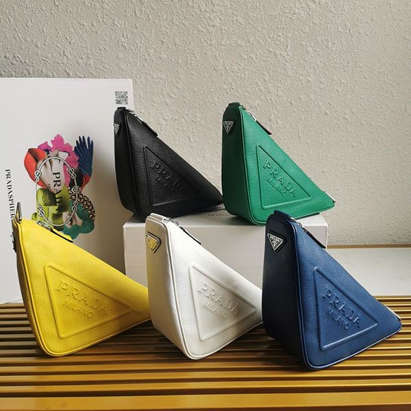 Competition for Prada Men's Triangle Bag Replica Saffiano Popular puc31979