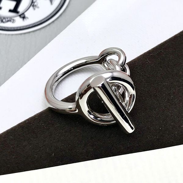 Immediate delivery Hermes Chaine d'Ancre replica Croisette ring GM erm86968