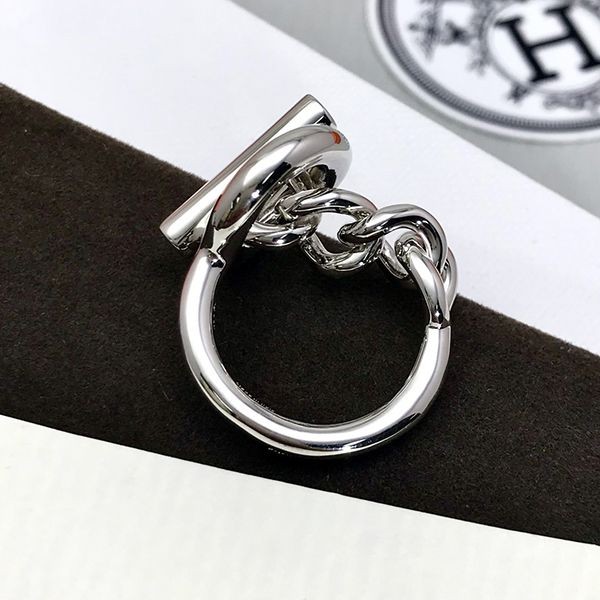 Immediate delivery Hermes Chaine d'Ancre replica Croisette ring GM erm86968