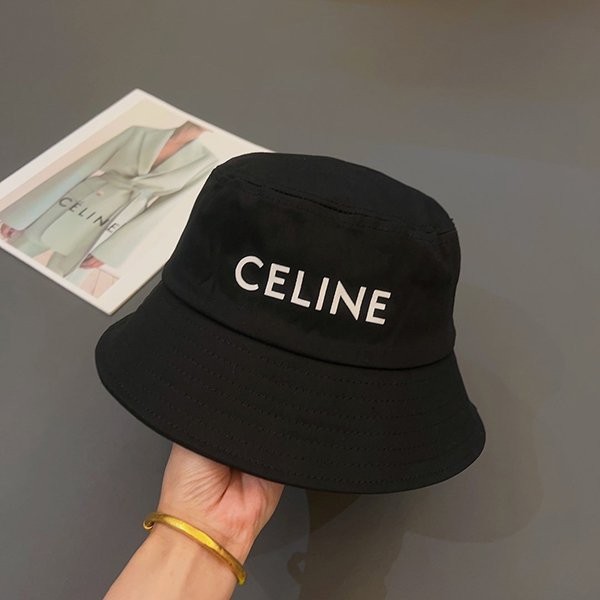 Celine New Logo Cotton Bucket Hat Ceo18595
