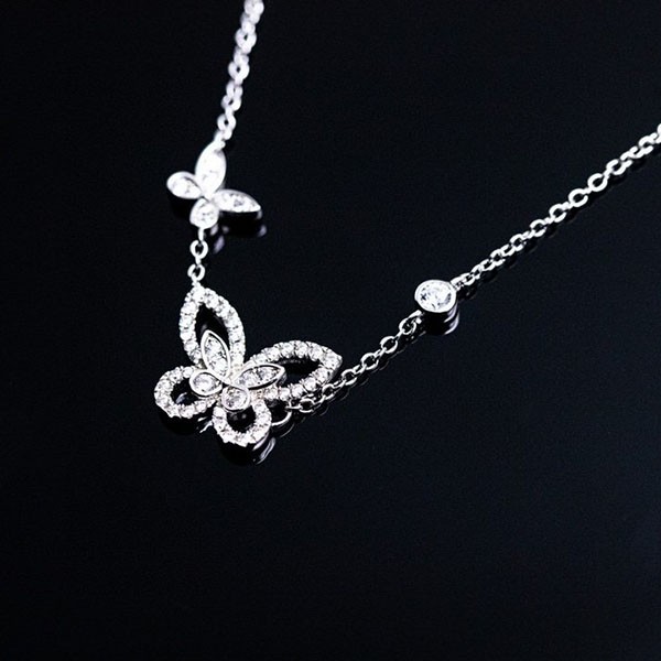 Sold out Graff Double Butterfly Silhouette Diamond Pendant RGP745 Sold out Graff Double Butterfly Silhouette Diamond Pendant RGP745