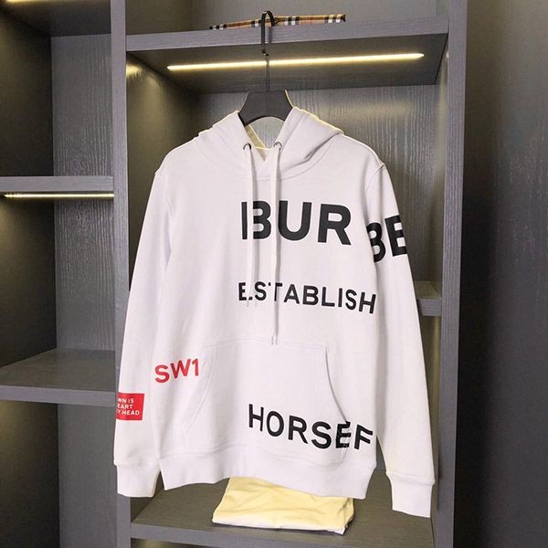 [Not available in Japan] Burberry replica Horseferry print oversized hoodie Bas17285