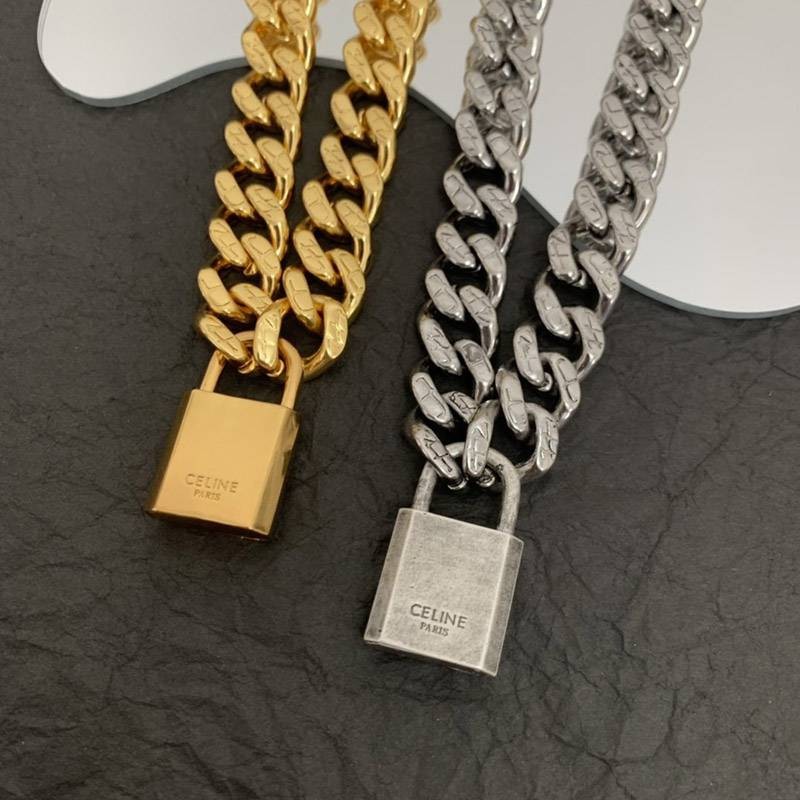 ☆Super popular☆Celine 16 Seize replica padlock necklace in 2 colors Cev03399 ☆Super popular☆Celine 16 Seize replica padlock necklace in 2 colors Cev03399