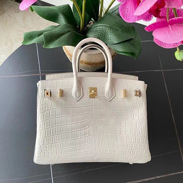 New Hermes Crocodile Birkin 25 Replica [Popular Item] erh81367