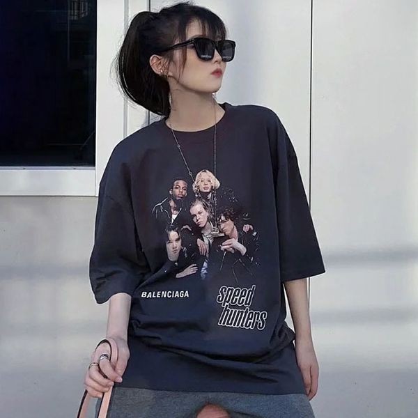 Balenciaga Speedhunters Replica Upside Down T-shirt 698811TMVC91000